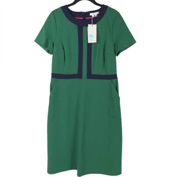 NWT BODEN THE POINT OF PONTE Jersey Double Knit Dress High Quality Size 14R - Picture 1 of 13